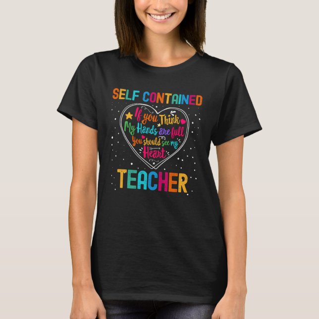 Self Contained Teacher Appreciation Week Back to S T Shirt (Framsida)