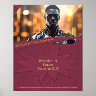 Self Control är din SuperPower Poster