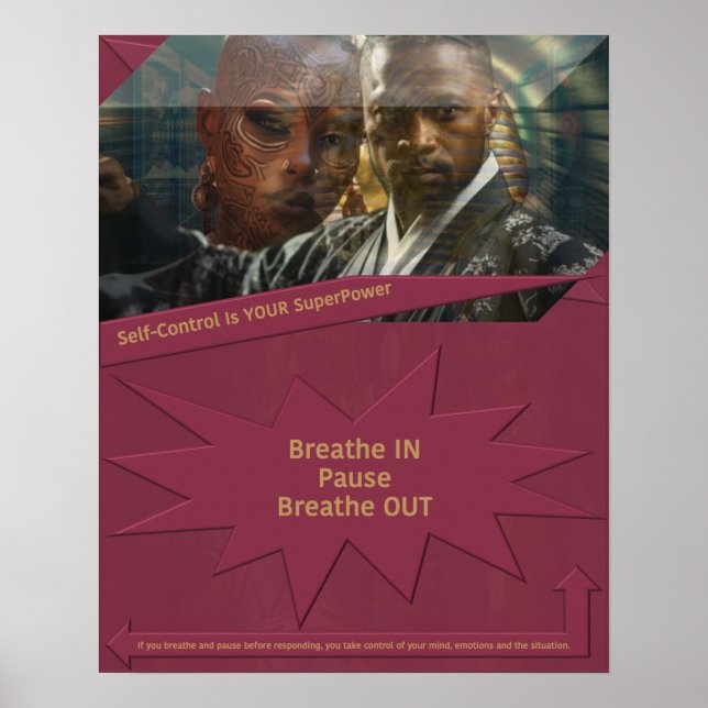 Self Control är din SuperPower Poster (Framsidan)