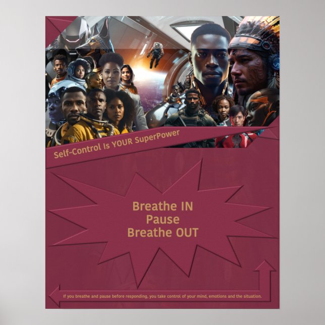 Self Control är din SuperPower Poster (Framsidan)