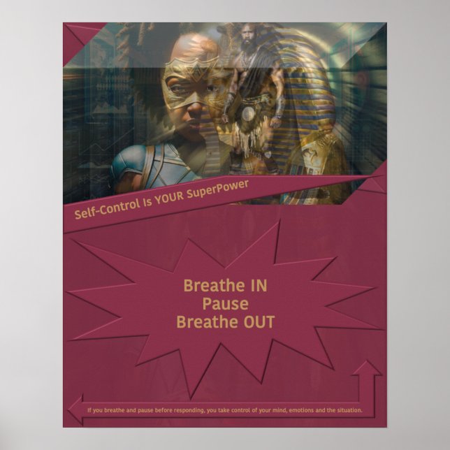 Self Control är din SuperPower Poster (Framsidan)