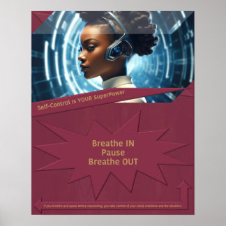 Self Control är din SuperPower Poster