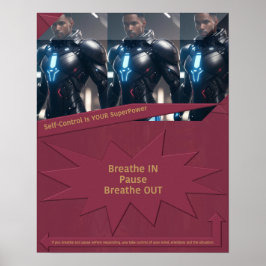 Self Control är din SuperPower Poster