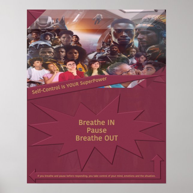 Self Control är din SuperPower Poster (Framsidan)