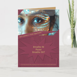 Self Control är din SuperPower Tack Kort