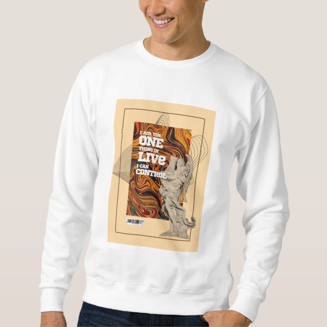  Self Control Motivational sweatshirt (Framsida)
