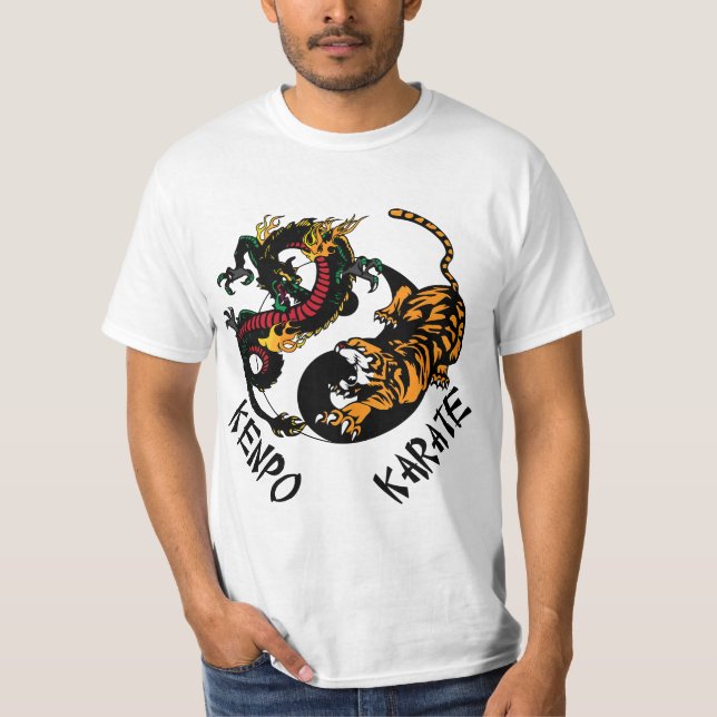 Self Defence Kenpo Karate Martial Arts  T Shirt (Framsida)