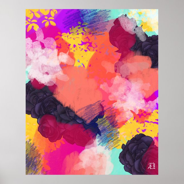 Self Expression Art Print, Poster (Semi-Gloss) (Framsidan)