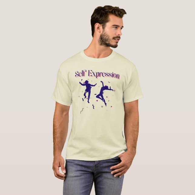 Self Expression Basic T-shirt (Hel framsida)