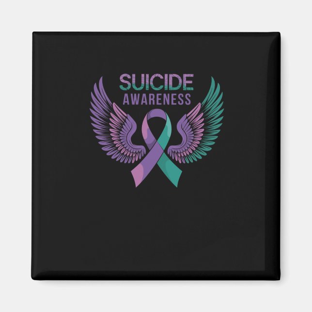 Self Harm Awareness Sticker Magnet (Framsidan)