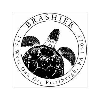 Self-Inking Adress Frimärke Självfärgande Stämpel