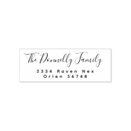 Self Inking Rubber Stamp Självfärgande Stämpel