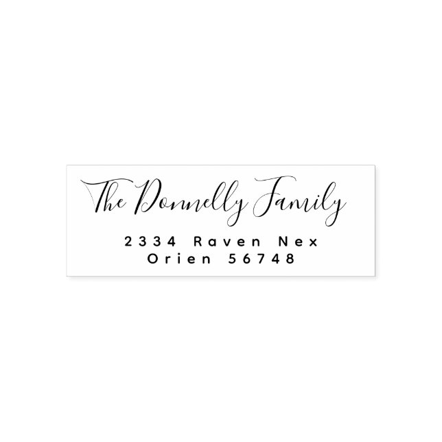 Self Inking Rubber Stamp Självfärgande Stämpel (Design)