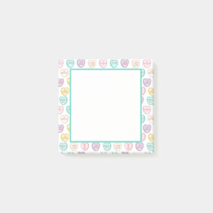 Self Kärlek Candy Heart - White Notes Post-it Block