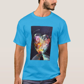 Self Kärlek Galaxy Heart Unisex T- Shirt T