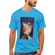 Self Kärlek Galaxy Heart Unisex T- Shirt
