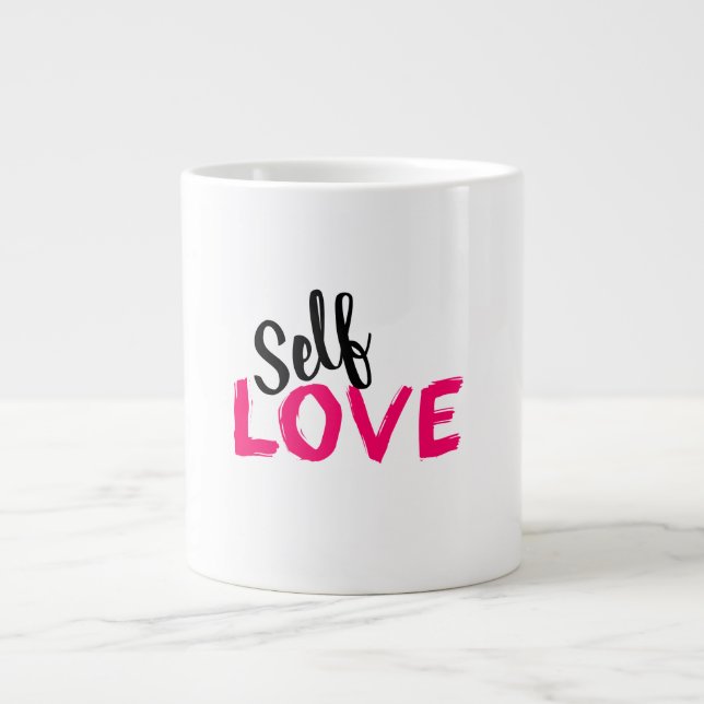 Self Kärlek Jumbo Mugg (Framsidan)