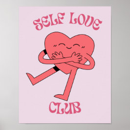 Self kärlek klubb poster