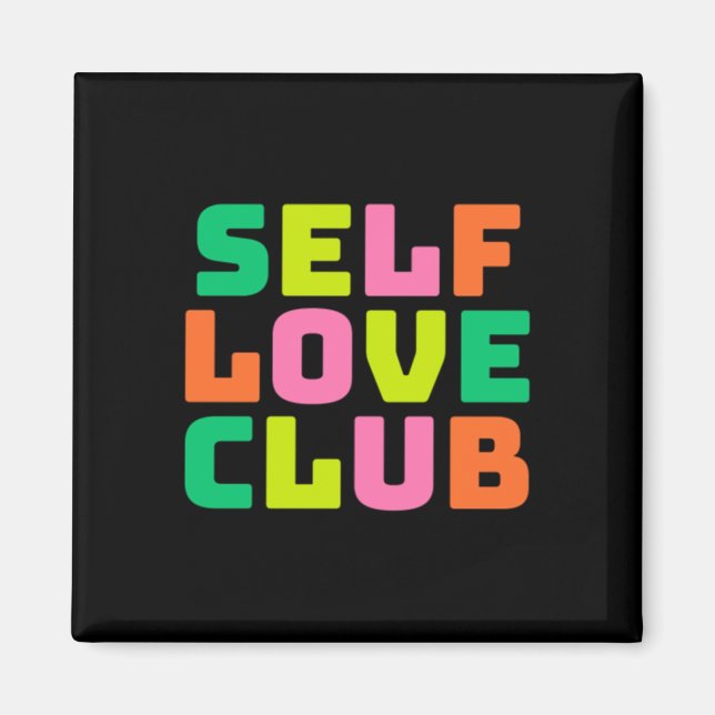 Self Kärlek Klubb Sticker Magnet (Framsidan)