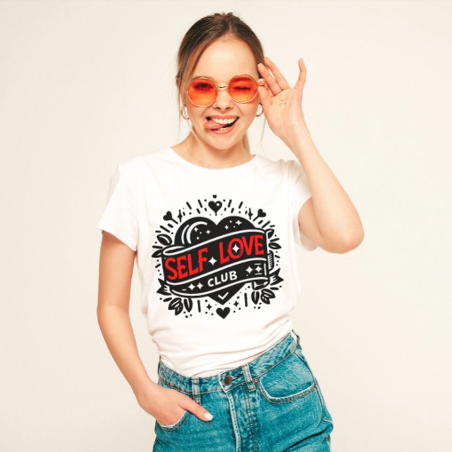 "Self Kärlek Klubb" T Shirt (Skapare uppladdad)