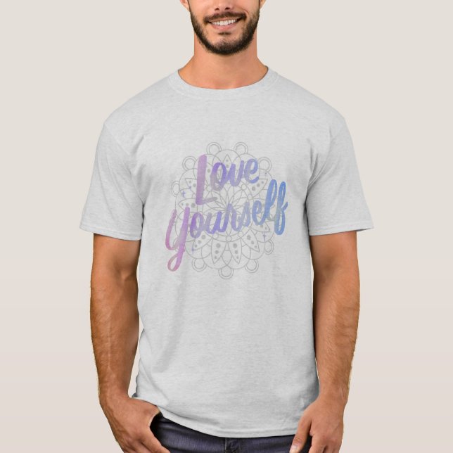 "Self-Kärlek Manifest: Embrace you Merchandise T Shirt (Framsida)