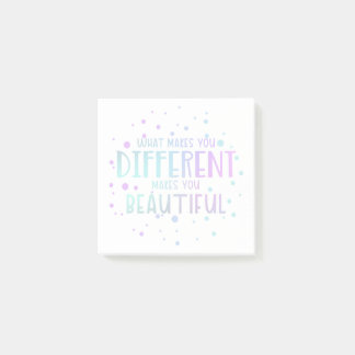 Self-Kärlek Mantra Post-it Notes Block