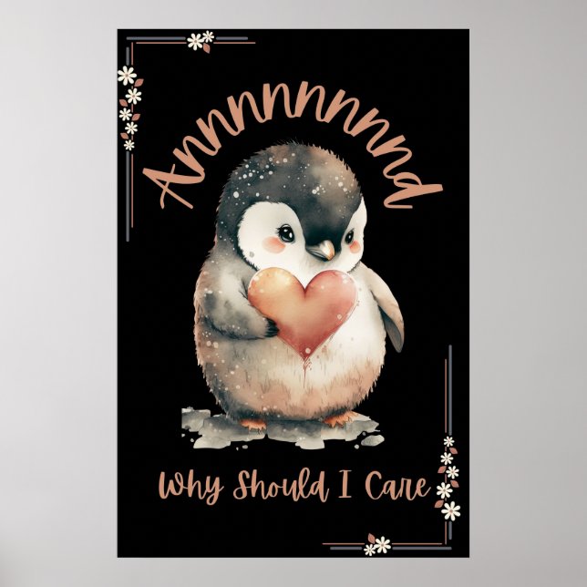 Self Kärlek, och varför ska jag bry mig? Poster (Framsidan)