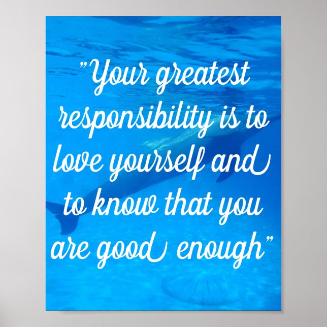 Self kärlek poster (Framsidan)