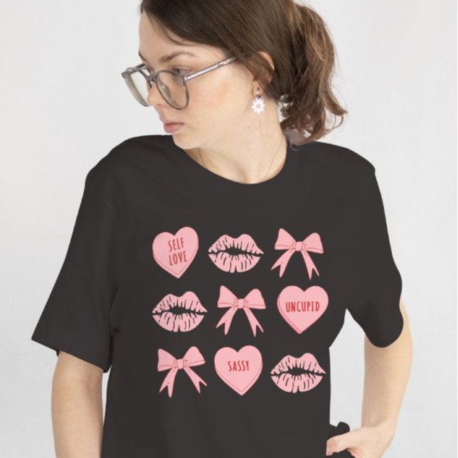 Self-Kärlek Valentine Day T-Shirt (front)