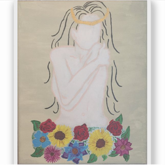 "Self Kärlek"-Vattenflaska Klistermärken (Framsida)