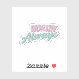 Self love Affirmation Sticker Klistermärken