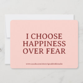 Self-Love Card, Custom Gift, Inspirational Message Julkort