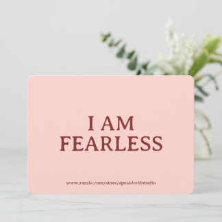 Self-Love Card, Inspirational & Fearless Card Julkort