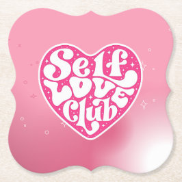 Self Love Club Coaster Underlägg Papper