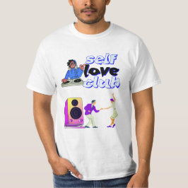 🎶 Self Love Club DJ Grafisk T-shirt | Trendig Mus