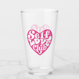 Self Love Club Glass Glaskopp