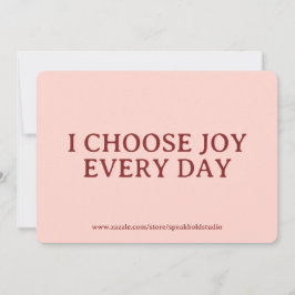 Self-Love, Encouragement Customizable Gift for Her Julkort