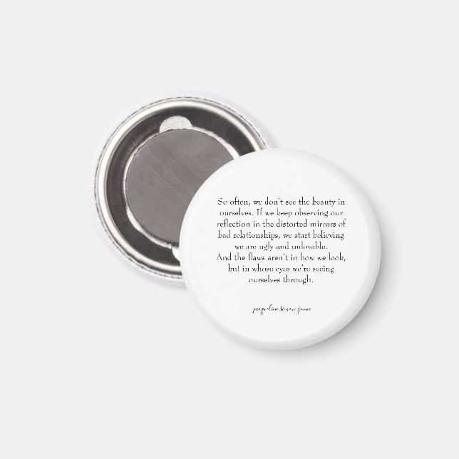 self-love quote  magnet (Front/Back)