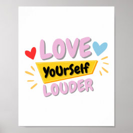Self Love Quote Wall Art Poster