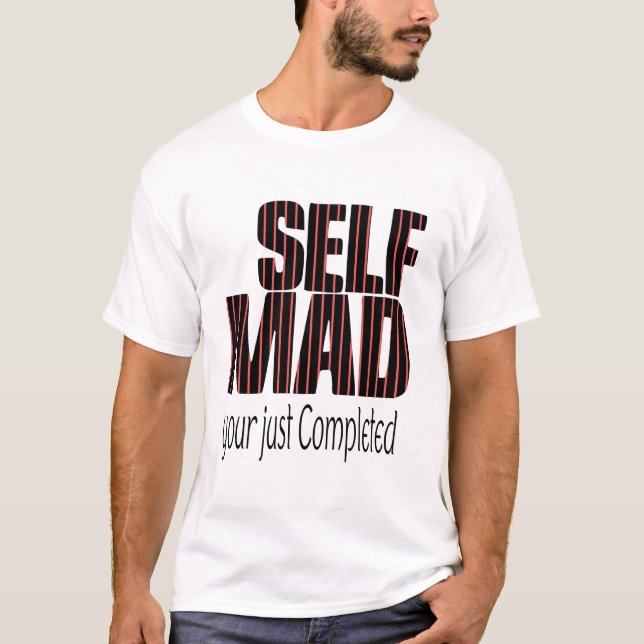 self mad t shirt (Framsida)