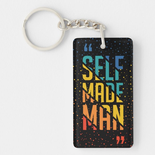 Self Made Man | LGBTQ-värde | Nyckelkedja per måna (Framsidan)