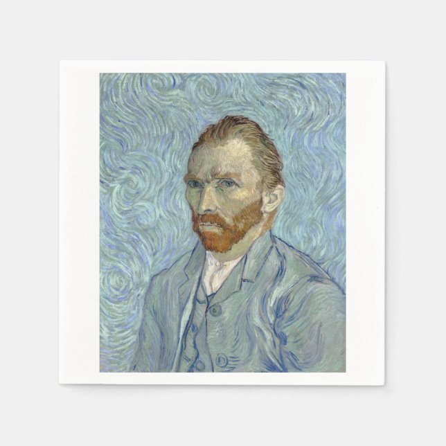 Self Portrait 1889 by Vincent van Gogh Pappersservett (Framsidan)