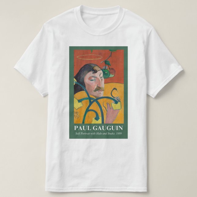 Self-portrait with Halo and Snake T Shirt (Design framsida)