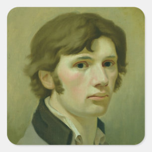 Self-porträtt, 1802 fyrkantigt klistermärke