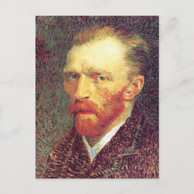 Self-Porträtt (1887) Vykort (Framsida)