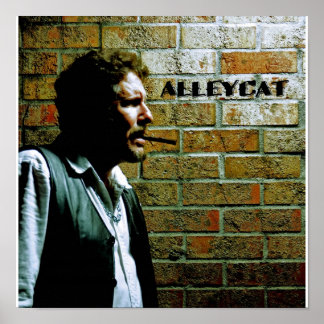 Self-Porträtt av Bruce AlleyCat Poster