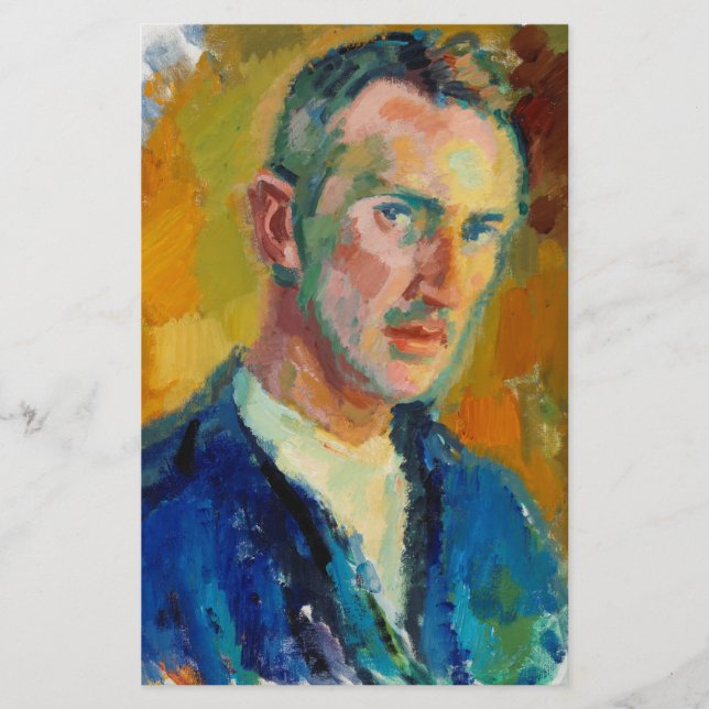Self-Porträtt (av Magnus Enckell) Brevpapper (Framsida)