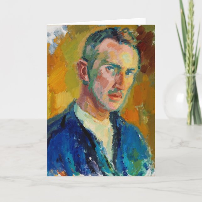 Self-Porträtt (av Magnus Enckell) Kort (Framsida)