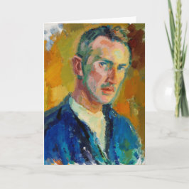 Self-Porträtt (av Magnus Enckell) Kort