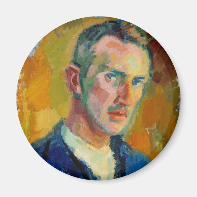 Self-Porträtt (av Magnus Enckell) Magnet (Framsidan)
